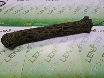 Шнур эластичный ШЭ-3хп-100 оливковый - foto 0