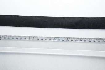 Лента эластичная ЛЭ-25чп-25 чёрная - foto 1