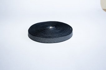 Лента обувная окантовочная для тапочек ЛОО-чп-50 чёрная - foto 0